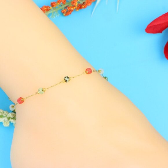 Elegant Handmade Anklet – Perfect for Women & Girls | Ideal Gift Option, DYC157 - Picture 3 of 10